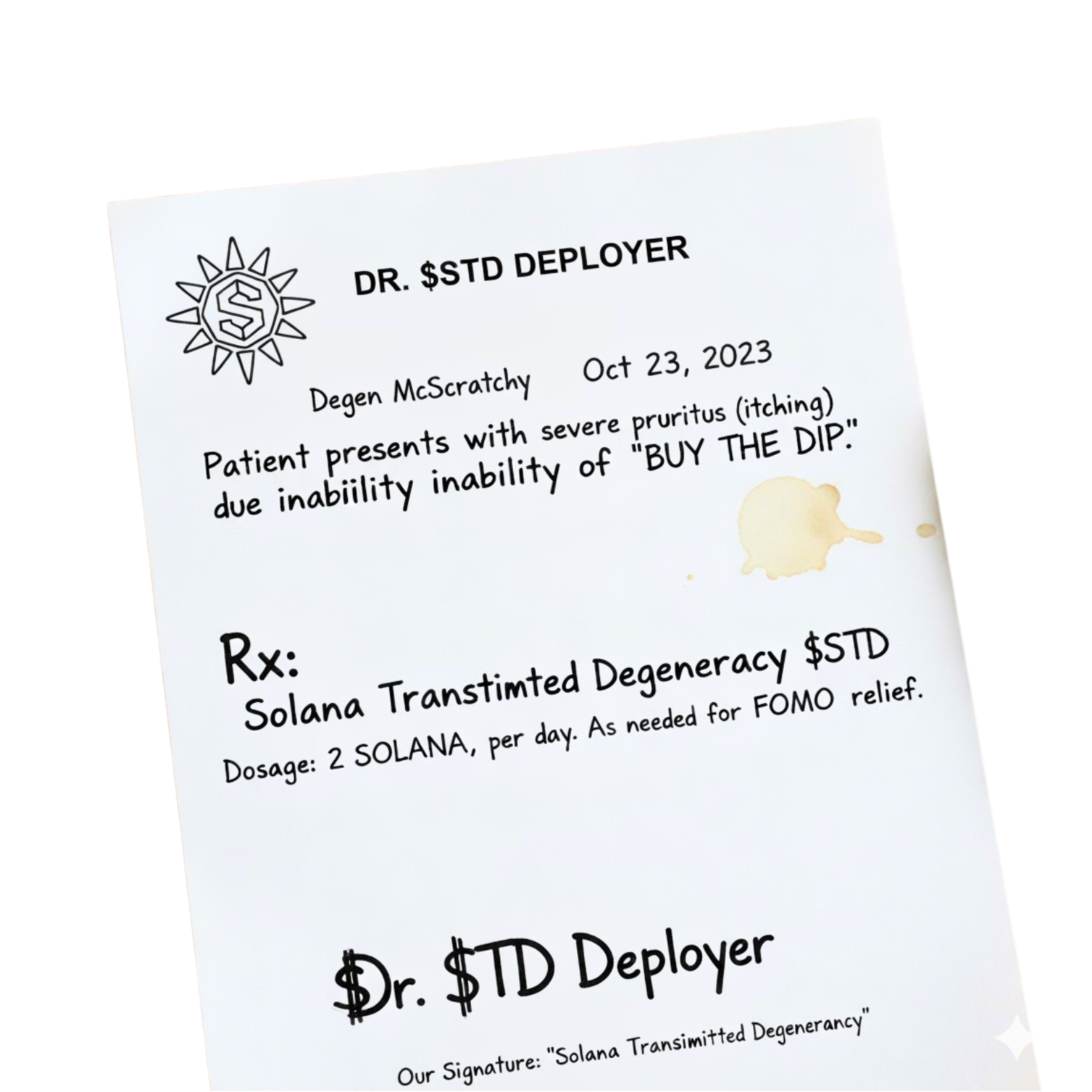 STD Prescription